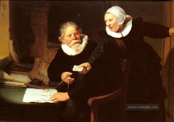 Jan Rijcksen und seine Ehefrau Porträt Rembrandt Ölgemälde